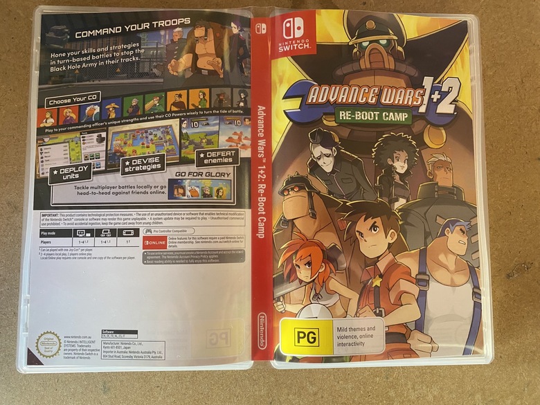 Advance Wars 1+2: Re-Boot Camp's EU physical release includes a reversible cover