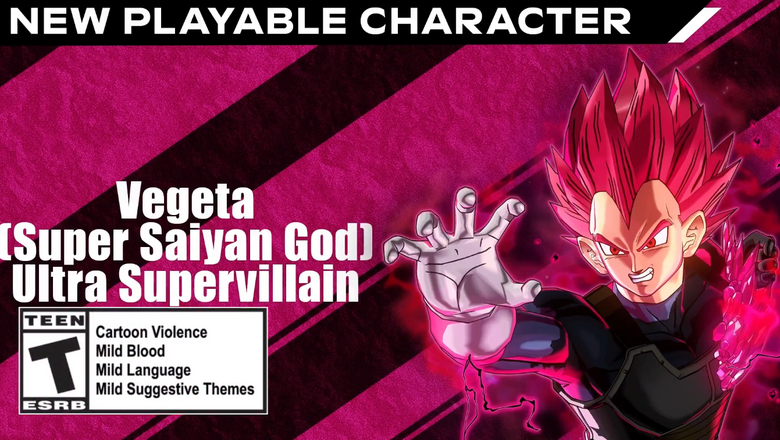 Dragon Ball Xenoverse 2 Future Saga Chapter 1 DLC "Vegeta (Super Saiyan God)" promo video