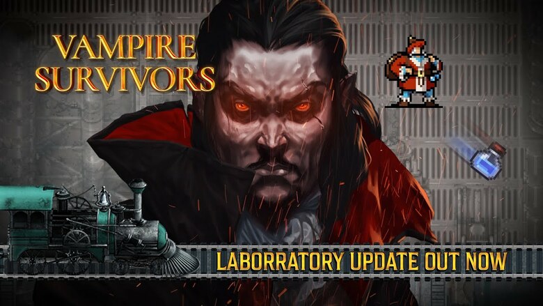 Vampire Survivors surprise "Laborratory Update" now live
