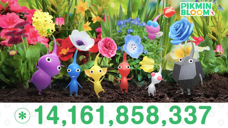 Pikmin Bloom users plant over 14 billion flowers during the Earth Day event