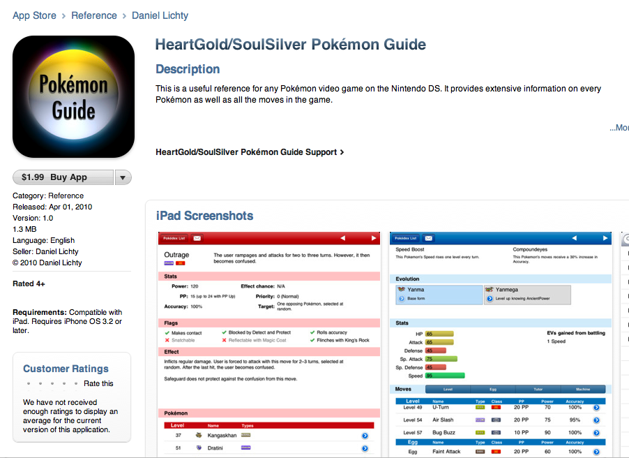 Pokemon HeartGold and SoulSilver :: Special Pokemon Guide
