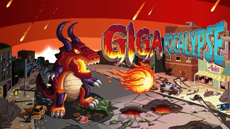 Side-scrolling city smasher 'Gigapocalypse' out today on Switch