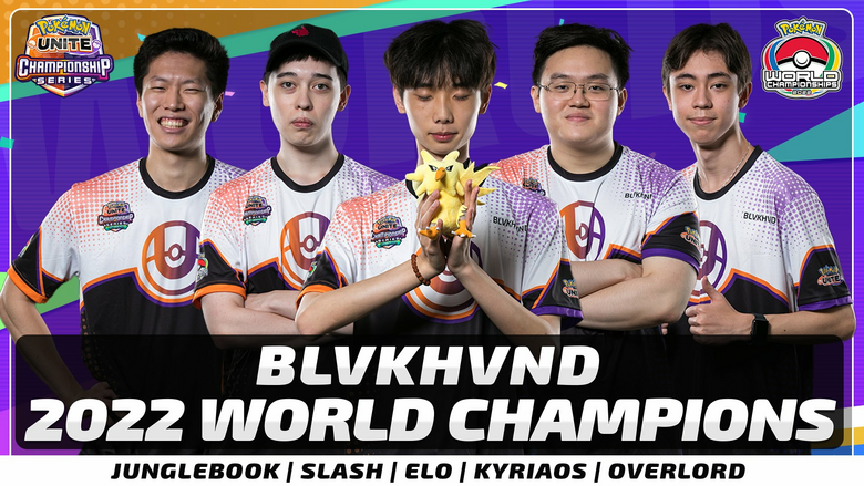 eSports team "BLVKHVND" win Pokemon Unite Championship Series