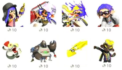 Second wave of Splatoon 3 Switch icons now available