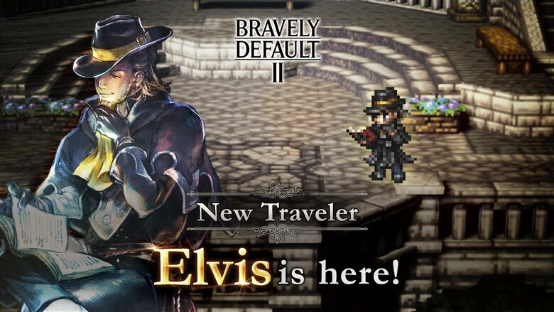 Elvis from Bravely Default II heads to OCTOPATH TRAVELER: Champions of the Continent