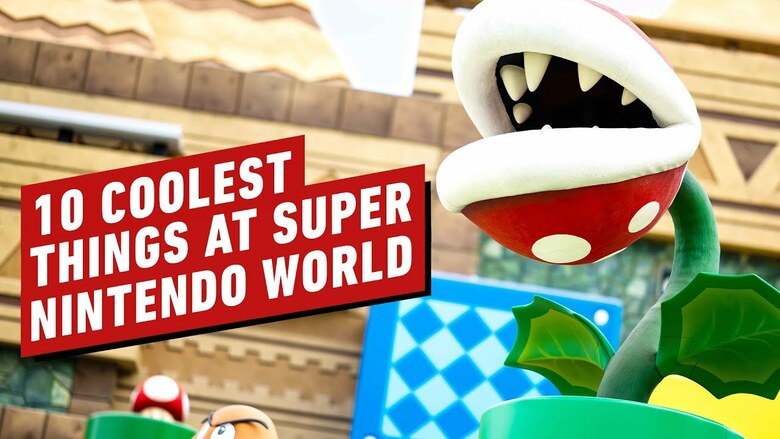 IGN Video Covers the 10 Coolest Things They Found at Super Nintendo World Hollywood