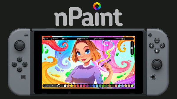 Illustration app 'nPaint' comes to Switch Feb. 10th, 2023