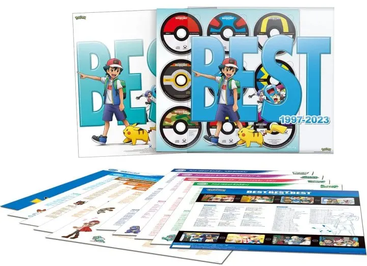 Pokémon Co. releases 8-disc CD set featuring every Pokémon anime intro/outro song