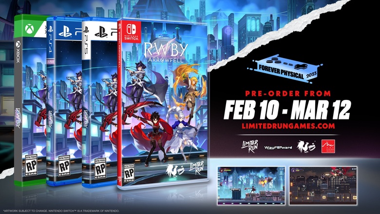 Limited Run Games details RWBY: Arrowfell's physical Switch release