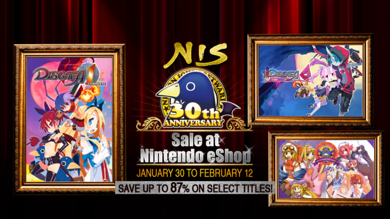 NIS America 30th Anniversary eShop Sale live through Feb. 12