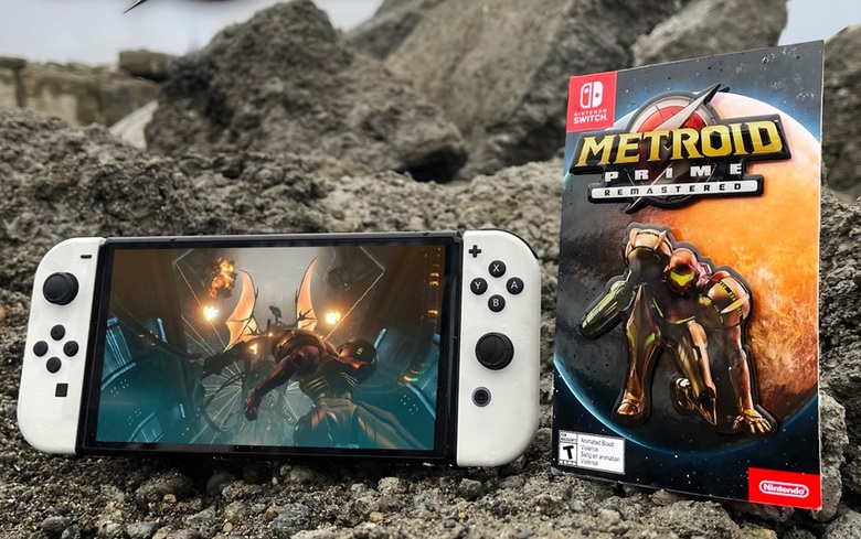 My Nintendo offering Metroid Prime Remastered pins, printable cover art, and wallpapers