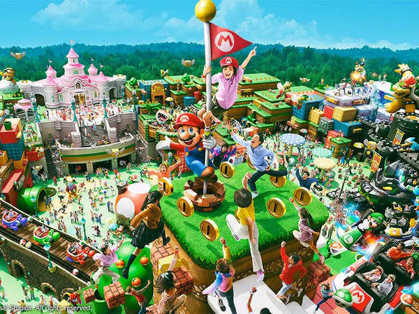 Promotional art for Super Nintendo World Japan