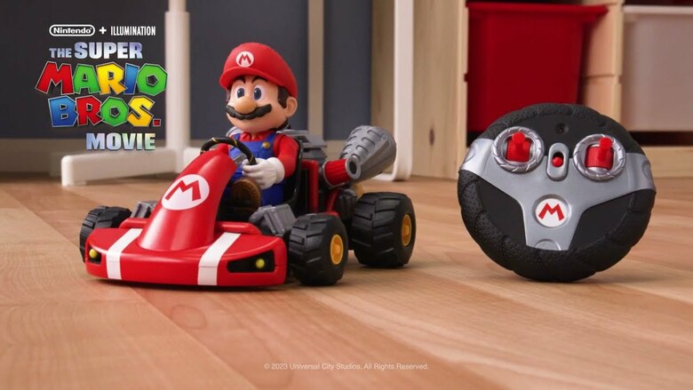 Check out the commercial for the Super Mario Bros. Movie Rumble R/C Kart Racer