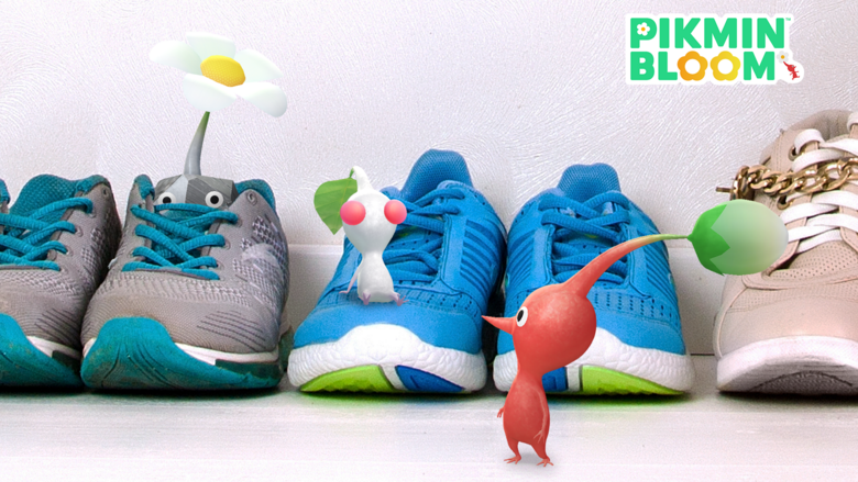 Kick Back with the Sneaker Keychain Decor Pikmin in Pikmin Bloom