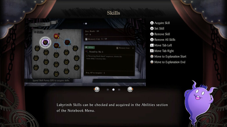 Use the skill tree to upgrade your abilities.