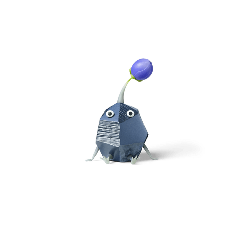 Rock Pikmin: Unable to latch on like purples but deal heavy shield damage referencing their ability to shatter glass/crystals.