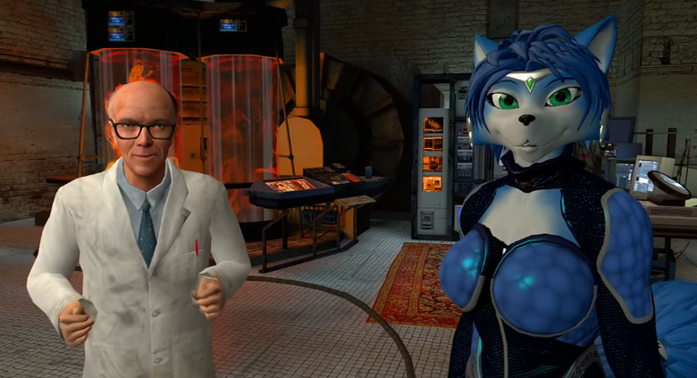 Half-Life 2 modder adds Star Fox's Krystal to the game...and even gets the original voice actress to return