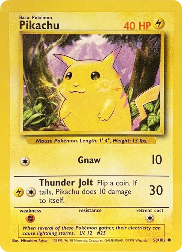 The name of the moves comes from the TCG. In fact, this was the attack listed on the first ever Pikachu card, so it holds historic significance.