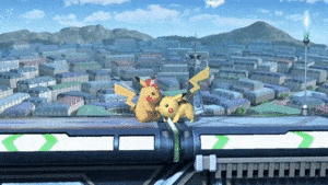 The same is true in Smash, as it allows Pikachu to zip twice around the air to do damage or make an escape. 