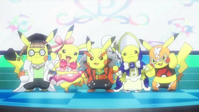 Pikachu Libre is here, but could we get some of the other cosplay Pikachu looks? Ph.D. and Belle might be too bulky for alts, but rock-star and pop-star could definitely work.