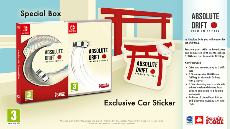Absolute Drift Boxed Premium Edition now available in Europe
