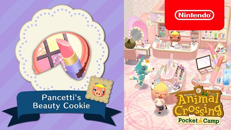 Animal Crossing: Pocket Camp - Pancetti's Beauty Cookie content available