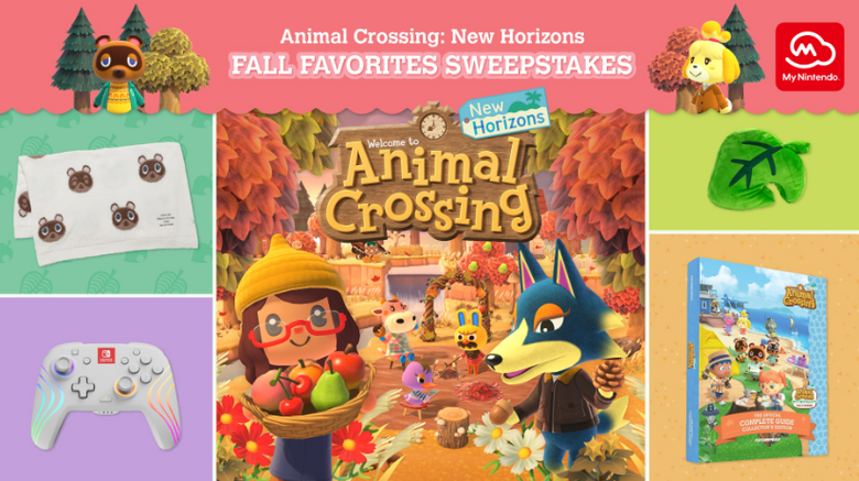 My Nintendo Animal Crossing: New Horizons Fall Favorites sweepstakes announced