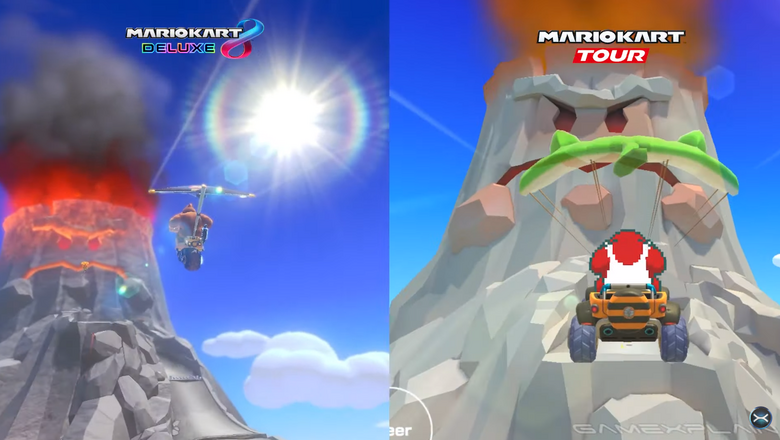 Mario Kart 8 Deluxe 'Booster Course Pass: Wave 6' graphics comparison