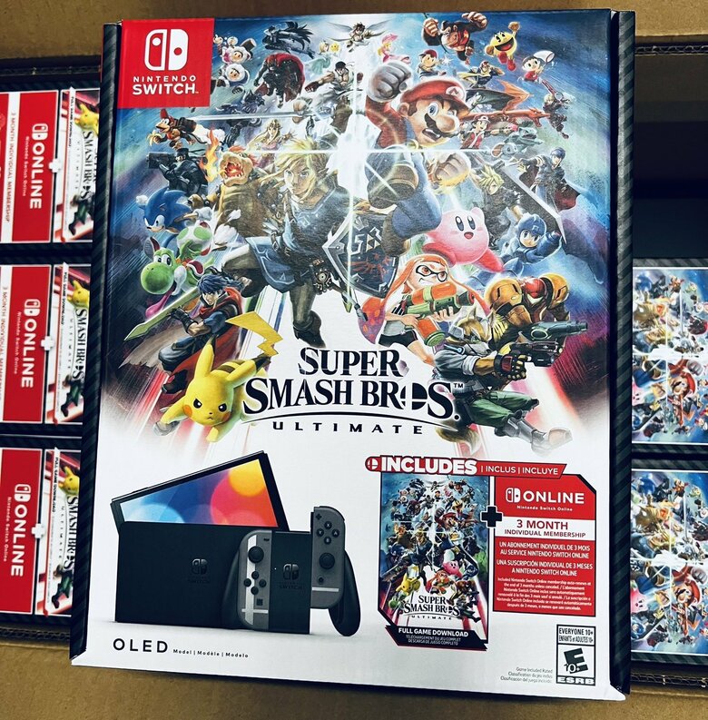 Smash Bros. Ultimate Switch OLED bundle spotted