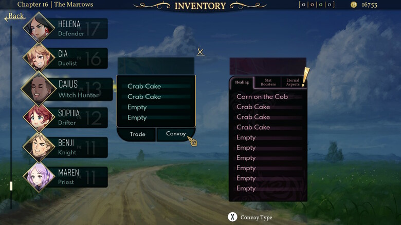 ...just to access your inventory and equip items