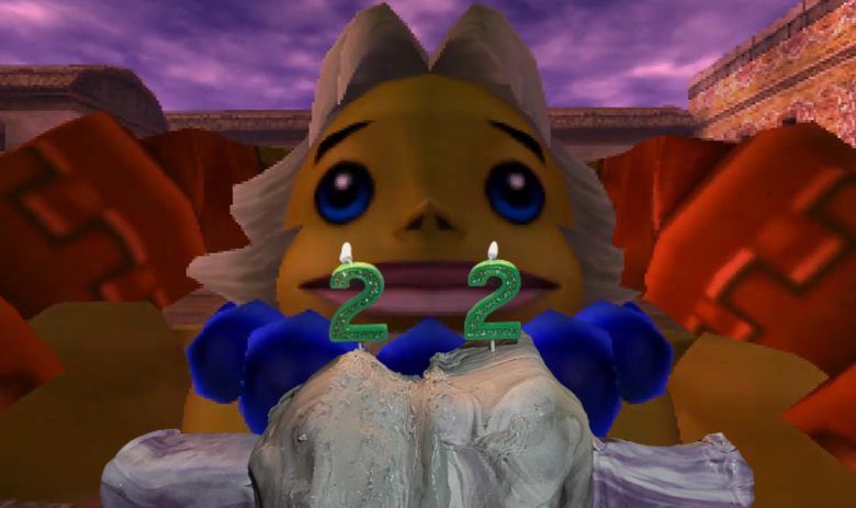 Let's make a Rock Sirloin cake for Majora's Mask's 22nd birthday!