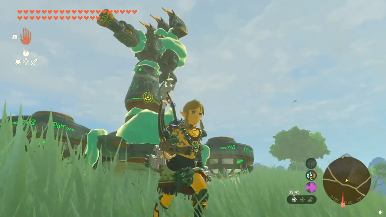 Zelda: TotK player creates automated floating cannon system
