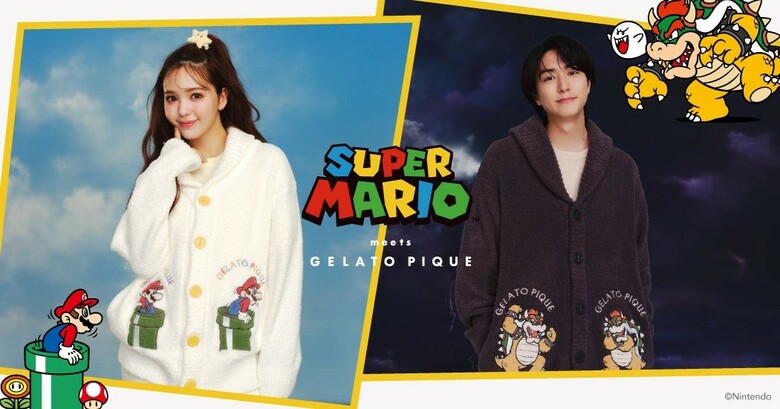 SUPER MARIO meets GELATO PIQUE Fourth Collection Now Available!