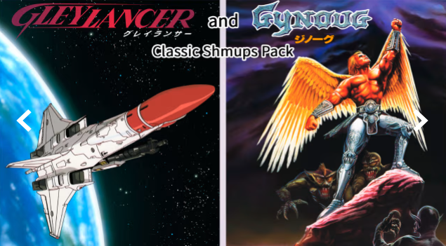 Gleylancer and Gynoug: Classic Shmups Pack arrives on Switch Feb. 27th, 2024