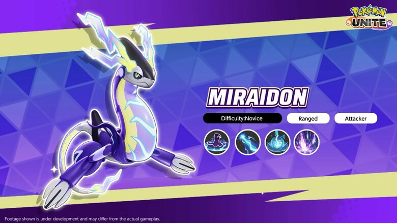 Pokémon UNITE "Miraidon Moves" Overview Trailer