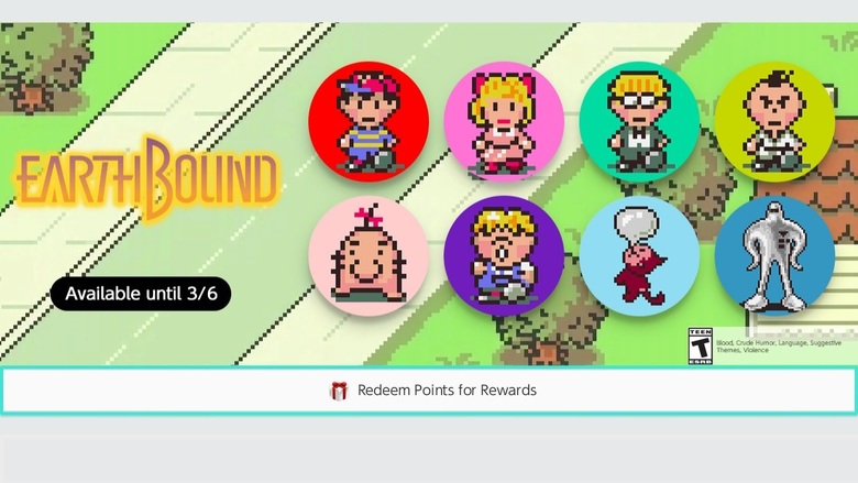 EarthBound icons added to Nintendo Switch Online