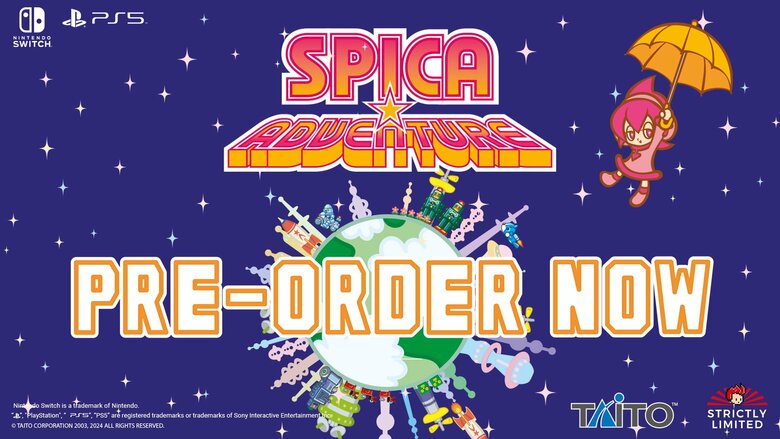 Spica Adventure physical Switch pre-orders now live