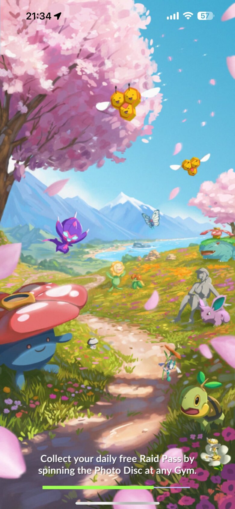 Pokémon GO gets new loading screen