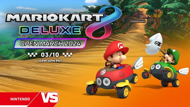 Mario Kart 8 Deluxe Open March 2024 Announced