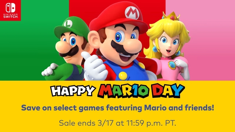 MAR10 Day Sale lets you save on select games featuring Mario and friends