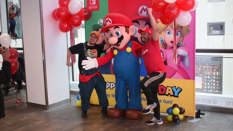 Take a look at Nintendo NY's festivities for Mario Day