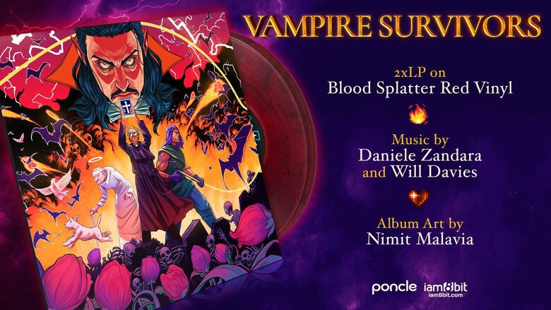 iam8bit's New Vampire Survivors Vinyl Soundtrack Vol. 1 Announced