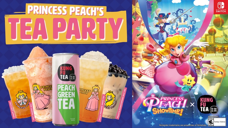 Nintendo and Kung Fu Tea team for a Princess Peach: Showtime! collab