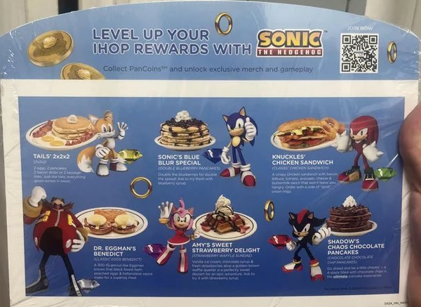 IHOP soon offering a Sonic the Hedgehog collab (UPDATE)
