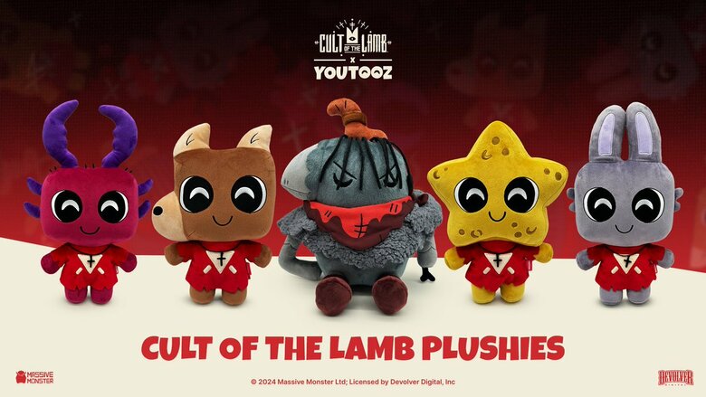 Yootooz releasing Cult of the Lamb plush series