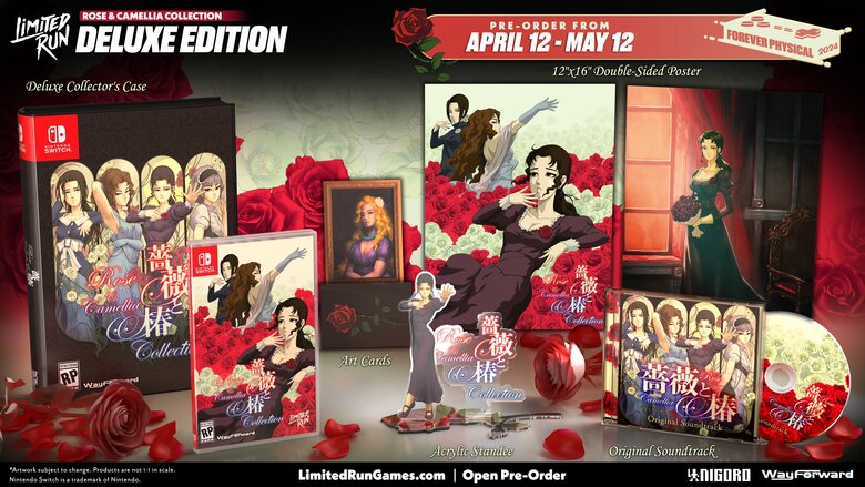 Rose & Camellia Collection getting physical Switch release