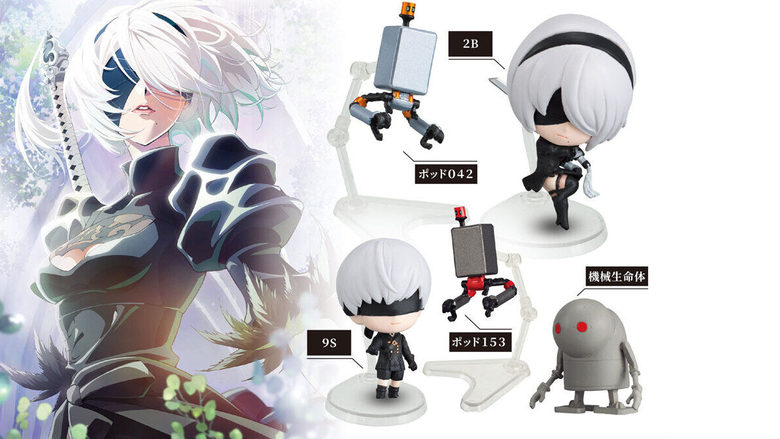 NieR:Automata Ver1.1a Capsule Figure Collection launches in Japan