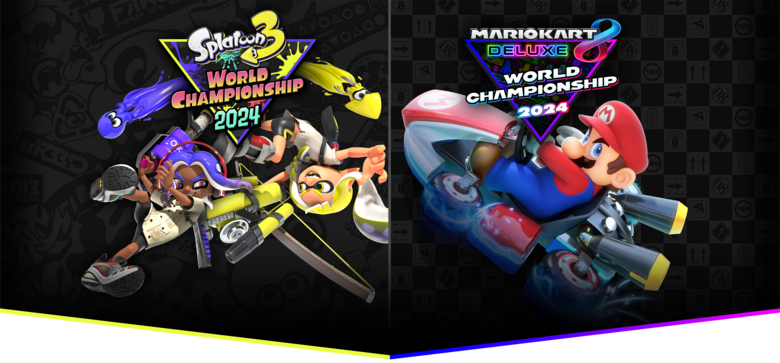 Nintendo shares promo videos and schedules for the 2024 Splatoon 3 and Mario Kart 8 Deluxe World Championships