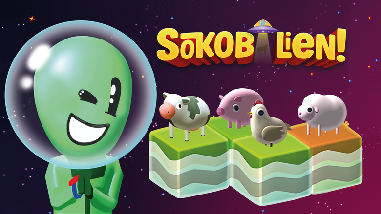 Puzzler "Sokobalien" comes to Switch April 18th, 2024