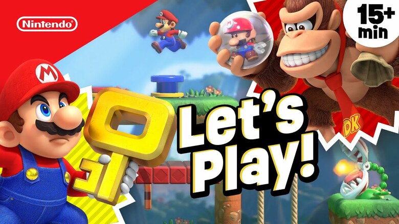 Mario vs. Donkey Kong 'Let’s Play' for kids shared by Nintendo